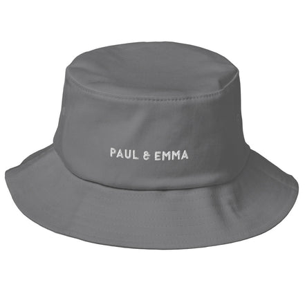 Fischerhut Bucket Hat mit gesticktem Paul Emma Logo - stylischer Hut für Hundebesitzer