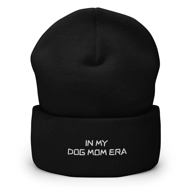 Beanie mit In My Dog Mom Era Stickerei - Paul Emma Strickmütze für Hundebesitzer
