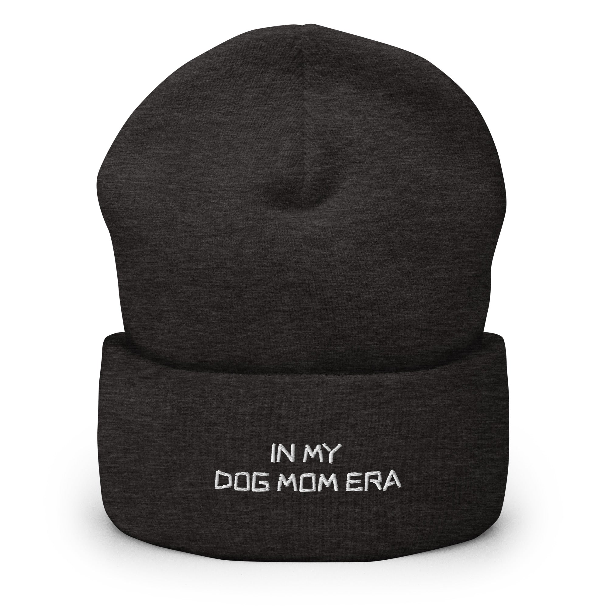 Beanie mit In My Dog Mom Era Stickerei - Paul Emma Strickmütze für Hundebesitzer