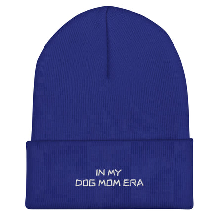 Beanie mit In My Dog Mom Era Stickerei - Paul Emma Strickmütze für Hundebesitzer