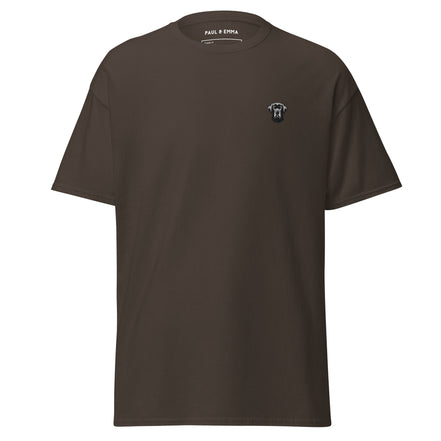 T-Shirt mit besticktem Labrador-Icon auf der Brust - Paul & Emma Breed Collection