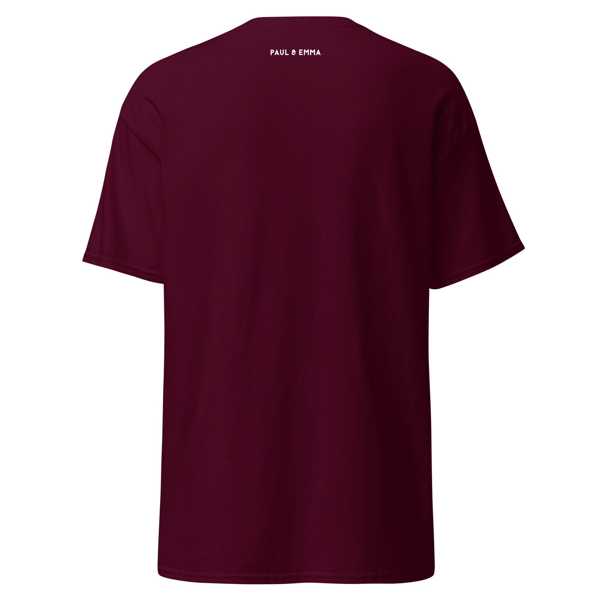 T-Shirt mit gesticktem PFUI auf der Brust - Paul & Emma Kommando Edition