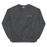  Sweatshirt mit GASSI PULLI Statement Back-Print in Beige - Paul & Emma