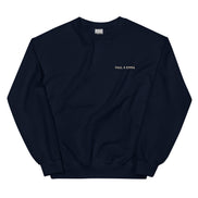  Sweatshirt mit GASSI PULLI Statement Back-Print in Beige - Paul & Emma