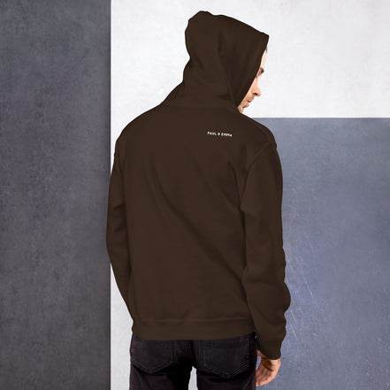 Hoodie mit Rottweiler-Design vorne und Paul Emma Logo auf der Schulter - Breed Kollektion Kapuzenpullover