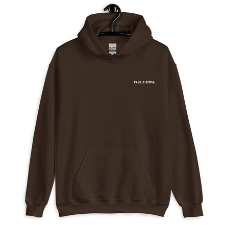 Hoodie mit Gassi Pulli Print auf dem Rücken - Paul Emma Kapuzenpullover für Hundebesitzer