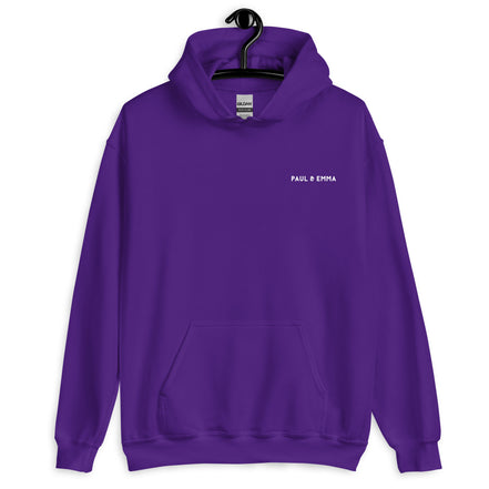 Hoodie mit Gassi Pulli Print auf dem Rücken - Paul Emma Kapuzenpullover für Hundebesitzer