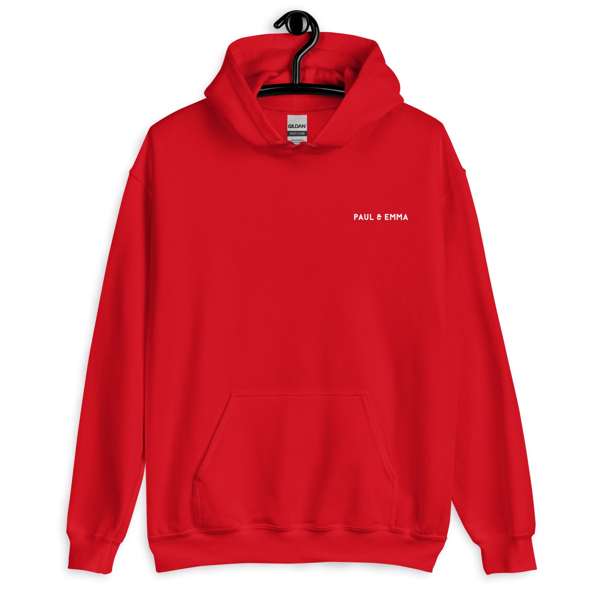 Hoodie mit Gassi Pulli Print auf dem Rücken - Paul Emma Kapuzenpullover für Hundebesitzer