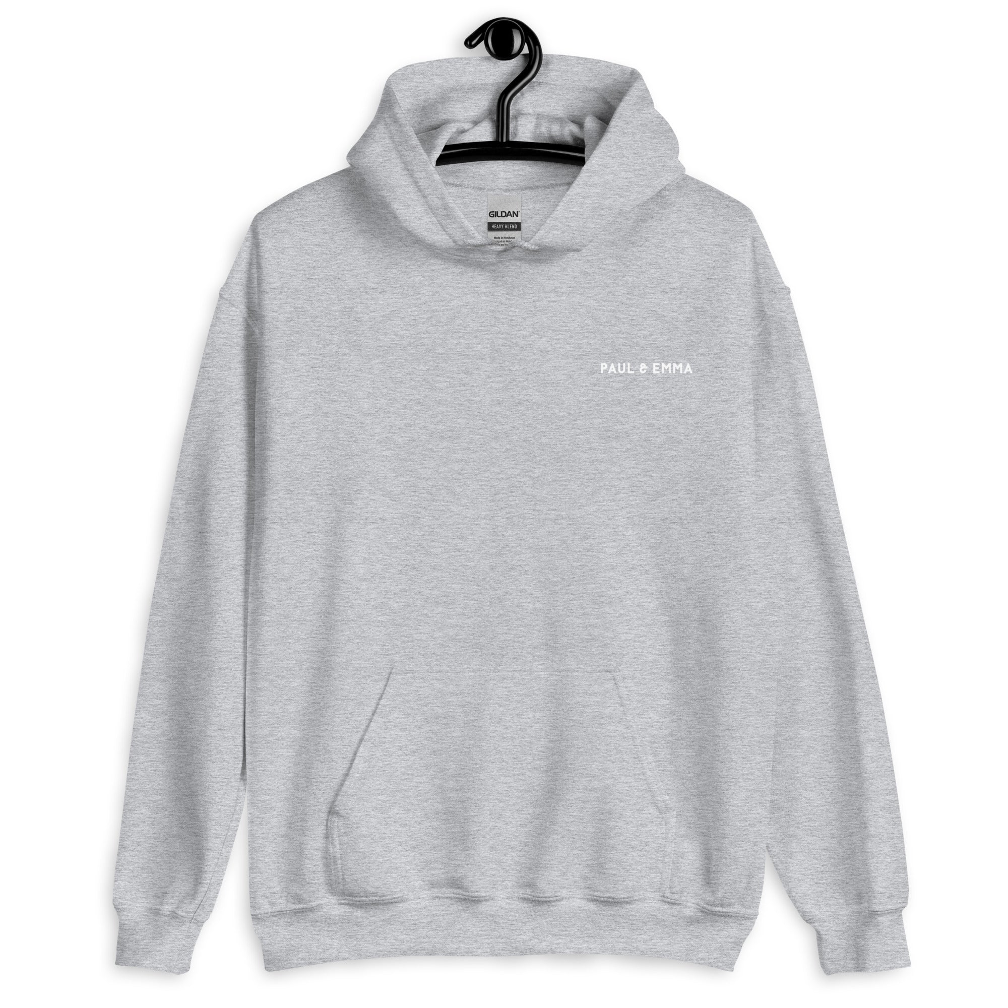 Hoodie mit Gassi Pulli Print auf dem Rücken - Paul Emma Kapuzenpullover für Hundebesitzer